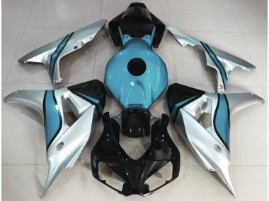 2006-2007 Silver and Light Blue Custom Honda CBR1000RR Fairings for Sale