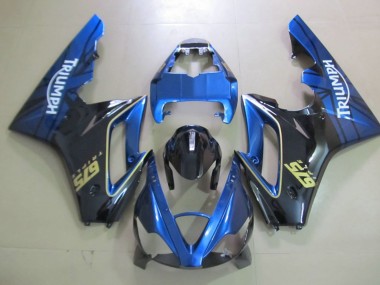 2006-2008 Blue and Black Triumph Daytona 675 Fairings for Sale