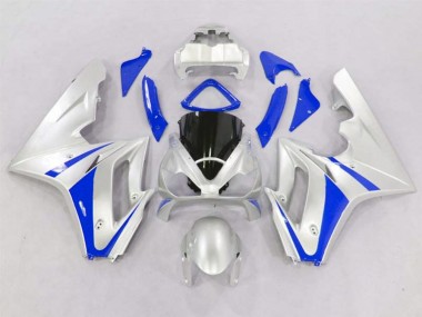 2006-2008 Silver and Blue Triumph Daytona 675 Fairings for Sale