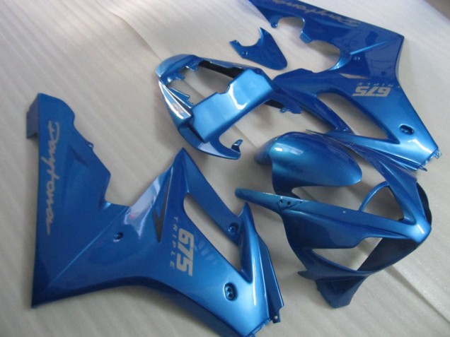 2006-2008 Vibrant Blue Triumph Daytona 675 Fairings for Sale 2006-2008 Vibrant Blue Triumph Daytona 675 Fairings for Sale