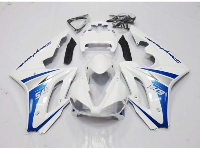 2006-2008 White and Blue Style Triumph Daytona 675 Fairings for Sale 2006-2008 White and Blue Style Triumph Daytona 675 Fairings for Sale