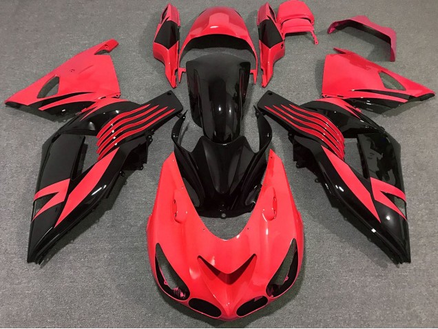 2006-2011 Bright Red Kawasaki ZX14R Fairings for Sale 2006-2011 Bright Red Kawasaki ZX14R Fairings for Sale