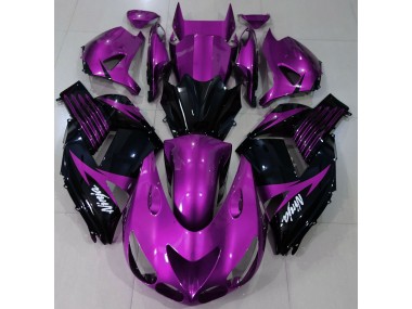 2006-2011 Gloss Purple and Black Kawasaki ZX14R Fairings for Sale