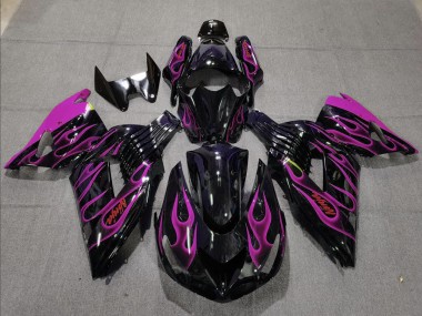 2006-2011 Pink Flame Kawasaki ZX14R Fairings for Sale