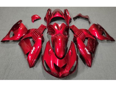 2006-2011 Red Gloss Kawasaki ZX14R Fairings for Sale