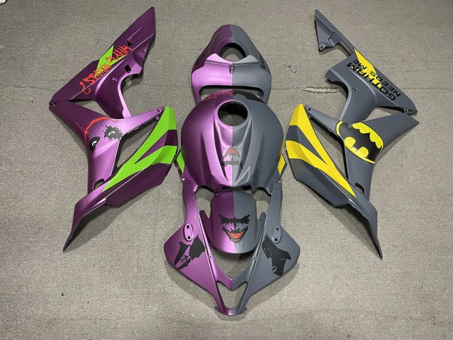 2007-2008 Bat Man vs Joker Matte Honda CBR600RR Fairings for Sale 2007-2008 Bat Man vs Joker Matte Honda CBR600RR Fairings for Sale