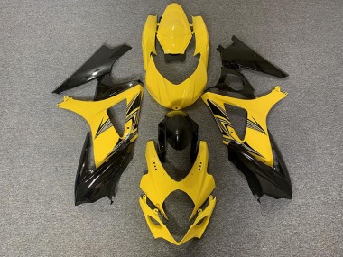 2007-2008 Black and Yellow Suzuki GSXR 1000 Fairings for Sale