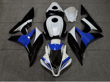 2007-2008 Black White and Blue Honda CBR600RR Fairings for Sale