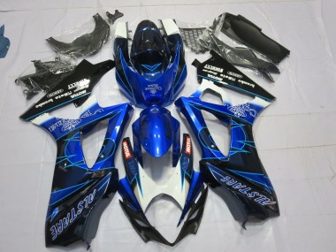 2007-2008 Blue and Black Corona Suzuki GSXR 1000 Fairings for Sale