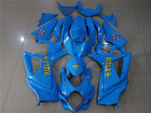 2007-2008 Blue Rizzla- GSXR 1000 07-08 Suzuki GSXR 1000 Fairings for Sale 2007-2008 Blue Rizzla- GSXR 1000 07-08 Suzuki GSXR 1000 Fairings for Sale