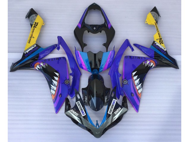 2007-2008 Blue Shark Yamaha R1 Fairings for Sale 2007-2008 Blue Shark Yamaha R1 Fairings for Sale