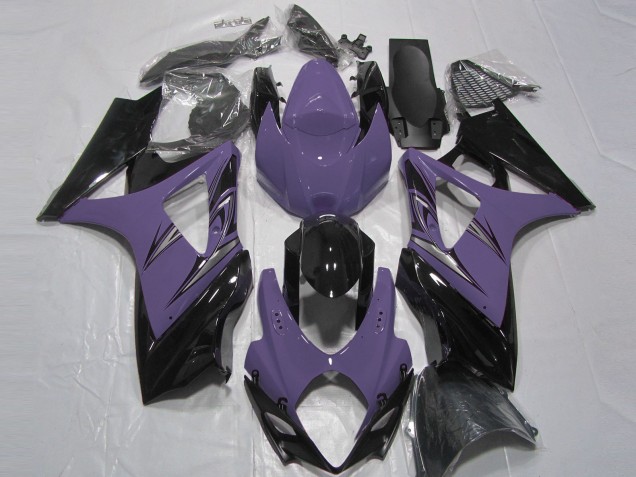 2007-2008 Dark Purple and Black Suzuki GSXR 1000 Fairings for Sale 2007-2008 Dark Purple and Black Suzuki GSXR 1000 Fairings for Sale