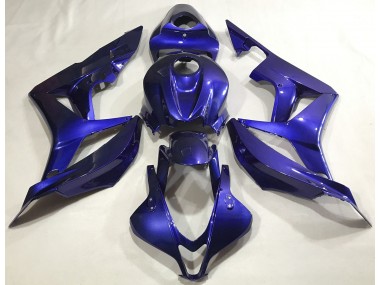 2007-2008 Deep Blue Plain Honda CBR600RR Fairings for Sale