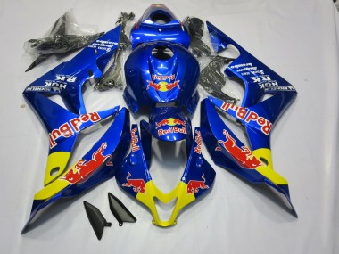 2007-2008 Deep Blue Red Bull Honda CBR600RR Fairings for Sale