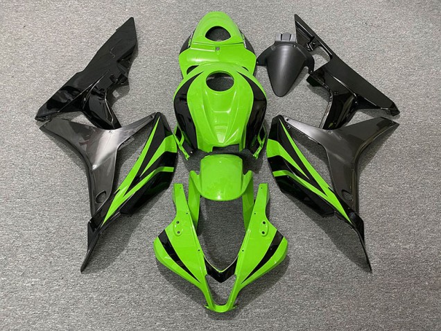 2007-2008 Electric Green OEM Style & Grey Honda CBR600RR Fairings for Sale 2007-2008 Electric Green OEM Style & Grey Honda CBR600RR Fairings for Sale