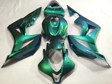 2007-2008 Emerald Green Plain Honda CBR600RR Fairings for Sale