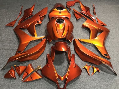 2007-2008 Flat Orange Honda CBR600RR Fairings for Sale