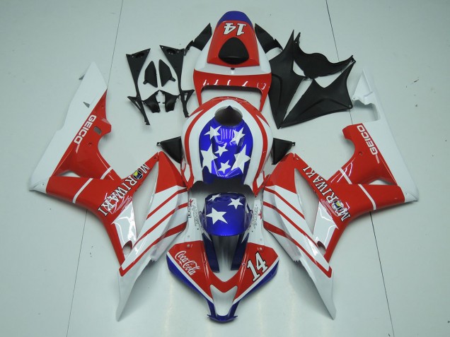 2007-2008 Geico 14 Honda CBR600RR Fairings for Sale 2007-2008 Geico 14 Honda CBR600RR Fairings for Sale