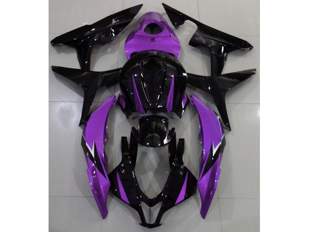 2007-2008 Gloss Black & Purple Honda CBR600RR Fairings for Sale 2007-2008 Gloss Black & Purple Honda CBR600RR Fairings for Sale