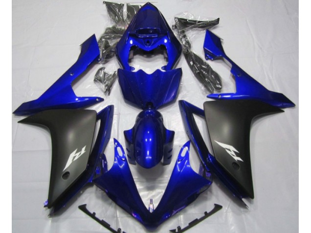 2007-2008 Gloss Blue and Black Yamaha R1 Fairings for Sale 2007-2008 Gloss Blue and Black Yamaha R1 Fairings for Sale