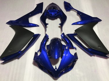 2007-2008 Gloss Blue & Black Yamaha R1 Fairings for Sale