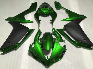 2007-2008 Gloss Green & Black Yamaha R1 Fairings for Sale