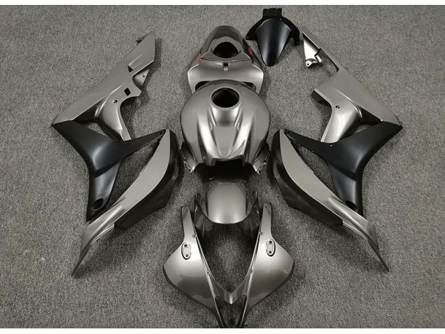 2007-2008 Gloss Grey and Black Honda CBR600RR Fairings for Sale 2007-2008 Gloss Grey and Black Honda CBR600RR Fairings for Sale