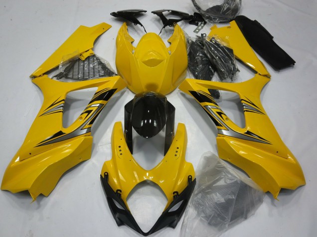 2007-2008 Gloss Yellow Suzuki GSXR 1000 Fairings for Sale 2007-2008 Gloss Yellow Suzuki GSXR 1000 Fairings for Sale