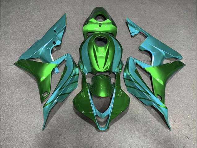 2007-2008 Green & Teal Honda CBR600RR Fairings for Sale 2007-2008 Green & Teal Honda CBR600RR Fairings for Sale