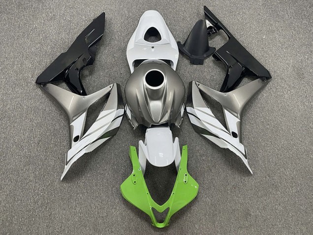 2007-2008 Green White and Grey Honda CBR600RR Fairings for Sale 2007-2008 Green White and Grey Honda CBR600RR Fairings for Sale