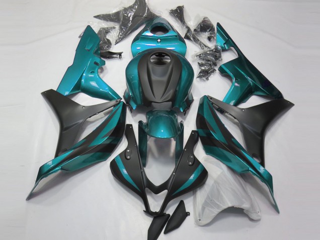 2007-2008 Light Blue and Matte Black Honda CBR600RR Fairings for Sale 2007-2008 Light Blue and Matte Black Honda CBR600RR Fairings for Sale