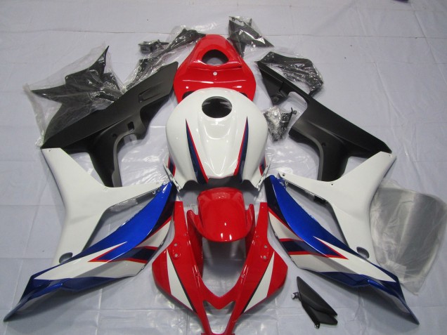 2007-2008 OEM White Red Blue Style Design Honda CBR600RR Fairings for Sale 2007-2008 OEM White Red Blue Style Design Honda CBR600RR Fairings for Sale