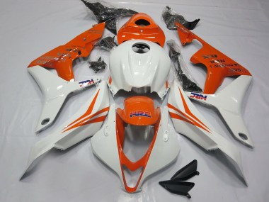 2007-2008 Orange and White HRC- CBR600RR 07-08 Honda CBR600RR Fairings for Sale