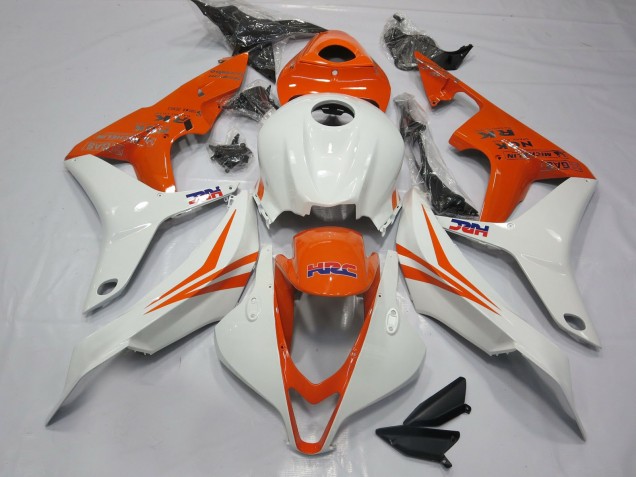 2007-2008 Orange and White HRC- CBR600RR 07-08 Honda CBR600RR Fairings for Sale 2007-2008 Orange and White HRC- CBR600RR 07-08 Honda CBR600RR Fairings for Sale