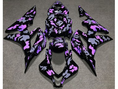 2007-2008 Purple and Gray Camouflage Honda CBR600RR Fairings for Sale