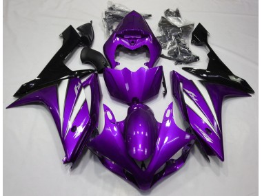 2007-2008 Purple White and Black Yamaha R1 Fairings for Sale
