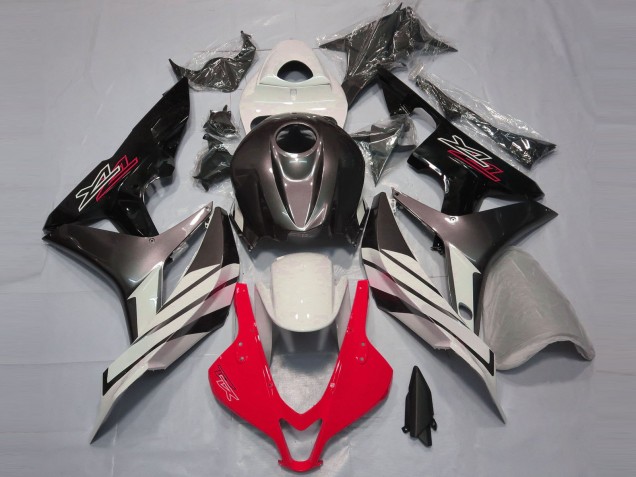 2007-2008 Red White and Gray Honda CBR600RR Fairings for Sale 2007-2008 Red White and Gray Honda CBR600RR Fairings for Sale