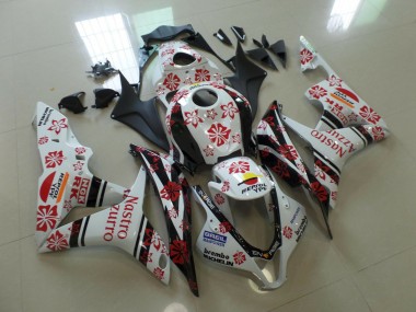 2007-2008 White and Red Nastro Azzurro Honda CBR600RR Fairings for Sale