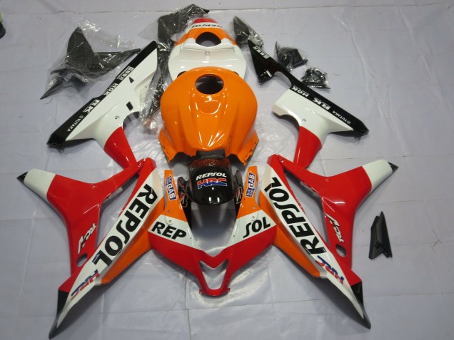 2007-2008 White Repsol Honda CBR600RR Fairings for Sale 2007-2008 White Repsol Honda CBR600RR Fairings for Sale
