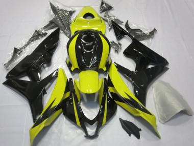 2007-2008 Yellow and Black OEM Design Honda CBR600RR Fairings for Sale
