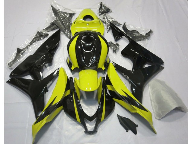 2007-2008 Yellow and Black OEM Design Honda CBR600RR Fairings for Sale 2007-2008 Yellow and Black OEM Design Honda CBR600RR Fairings for Sale