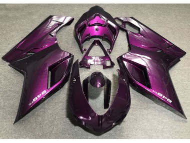 2007-2012 Deep Pink Ducati 848 1098 1198 Fairings for Sale