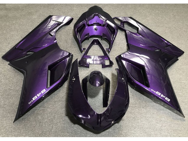 2007-2012 Deep Purple Ducati 848 1098 1198 Fairings for Sale 2007-2012 Deep Purple Ducati 848 1098 1198 Fairings for Sale
