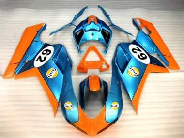 2007-2012 Matte Gulf Ducati 848 1098 1198 Fairings for Sale