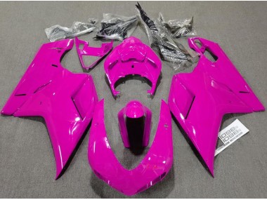 2007-2012 Plain Gloss Pink Ducati 848 1098 1198 Fairings for Sale