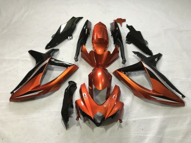 2008-2010 Burnt Orange Suzuki GSXR 600-750 Fairings for Sale