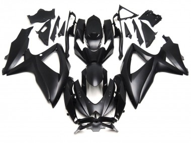2008-2010 Deep Matte Black Suzuki GSXR 600-750 Fairings for Sale