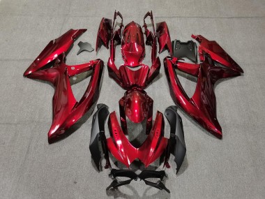 2008-2010 Deep Red Suzuki GSXR 600-750 Fairings for Sale