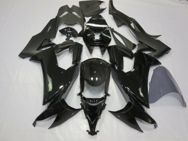 2008-2010 Gloss Black Kawasaki ZX10R Fairings for Sale