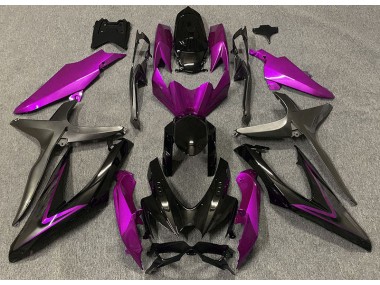 2008-2010 Gloss Pink & Green R Suzuki GSXR 600-750 Fairings for Sale